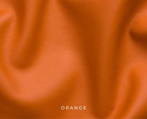 Mostră piele ecologică culoare orange